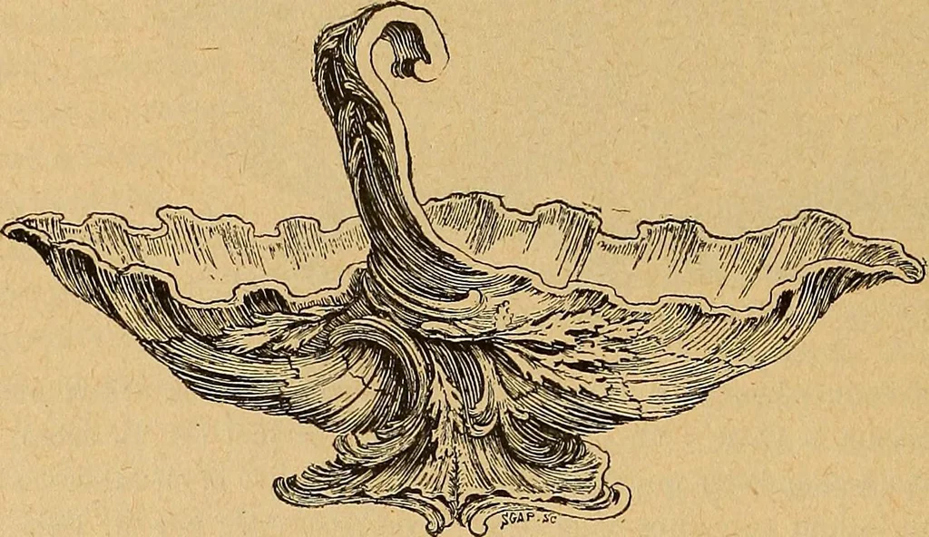 An illustration from Dictionnaire des arts décoratifs à l'usage des artisans, des artistes, des amateurs et des écoles, 1880, leaf 853