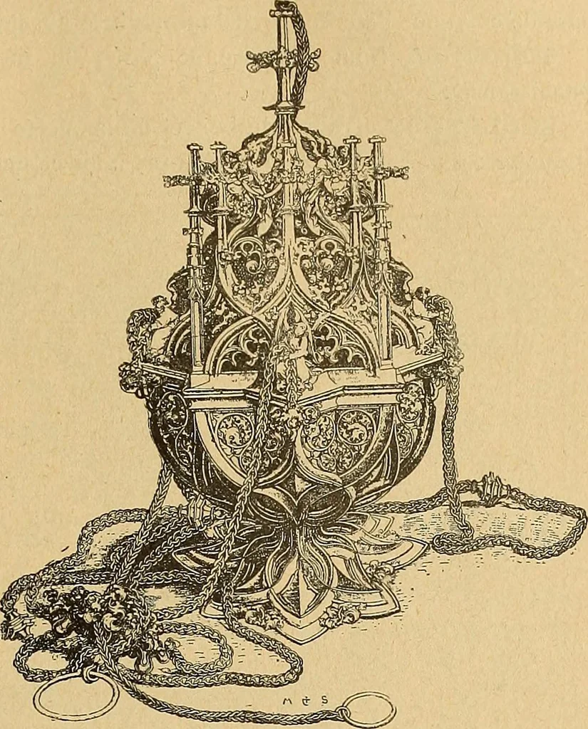 An illustration from Dictionnaire des arts décoratifs à l'usage des artisans, des artistes, des amateurs et des écoles, 1880, leaf 864