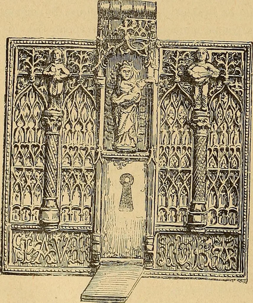 An illustration from Dictionnaire des arts décoratifs à l'usage des artisans, des artistes, des amateurs et des écoles, 1880, leaf 869