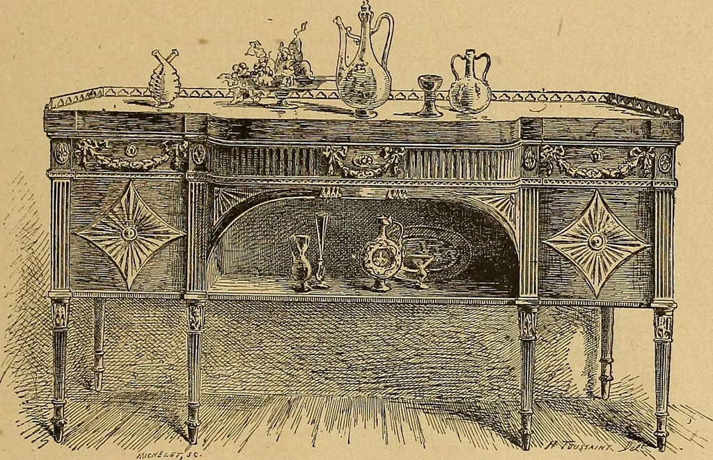 An illustration from Dictionnaire des arts décoratifs à l'usage des artisans, des artistes, des amateurs et des écoles, 1880, leaf 872