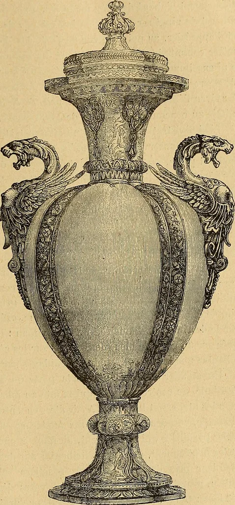 An illustration from Dictionnaire des arts décoratifs à l'usage des artisans, des artistes, des amateurs et des écoles, 1880, leaf 880