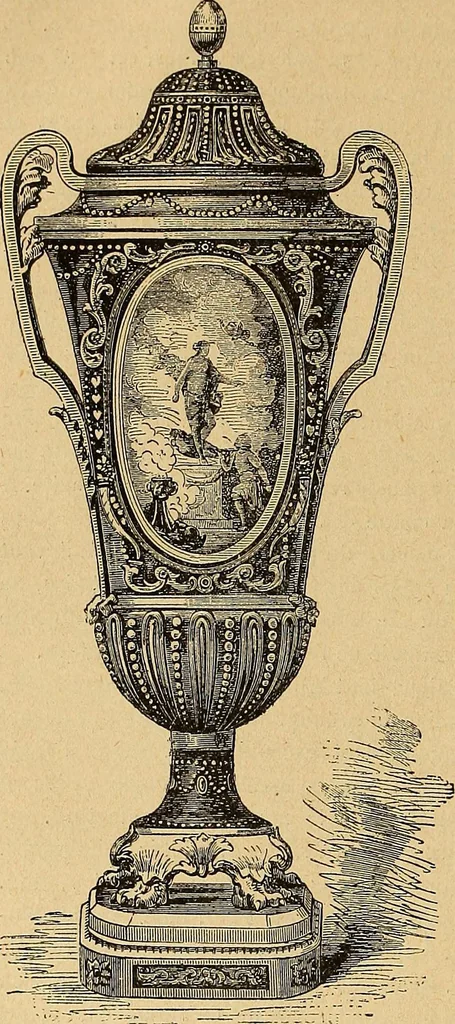 An illustration from Dictionnaire des arts décoratifs à l'usage des artisans, des artistes, des amateurs et des écoles, 1880, leaf 883