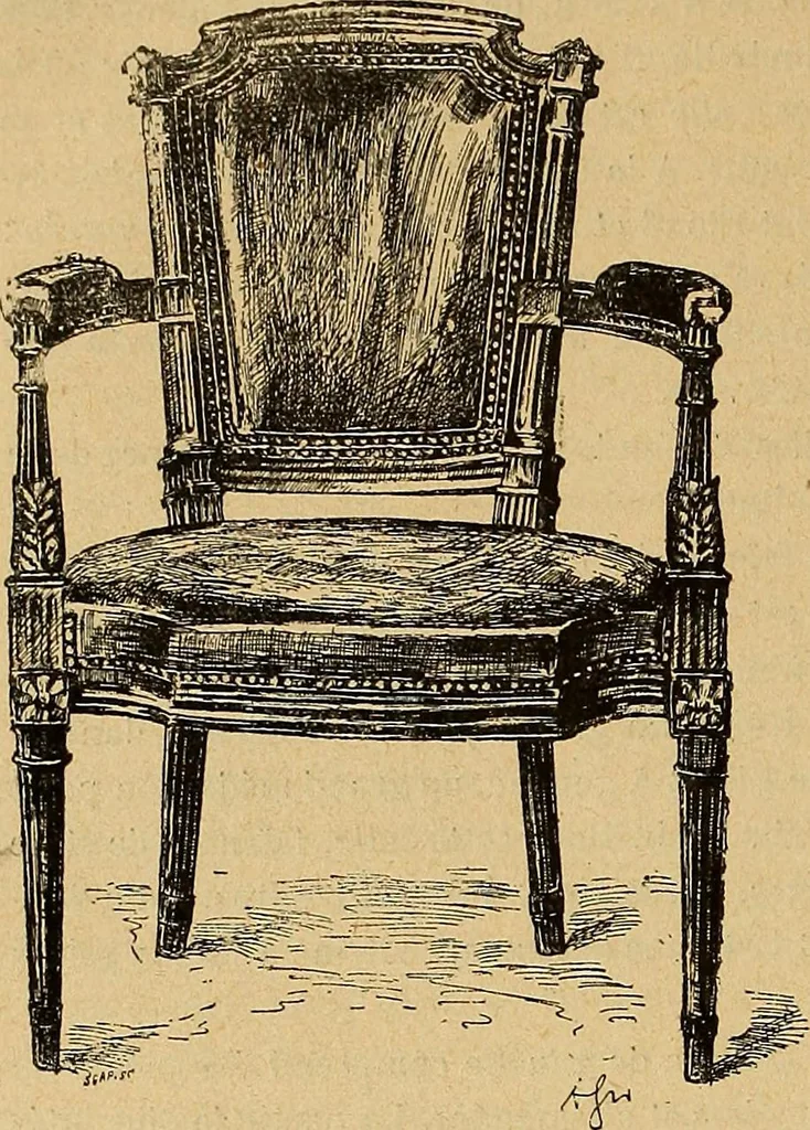 An illustration from Dictionnaire des arts décoratifs à l'usage des artisans, des artistes, des amateurs et des écoles, 1880, leaf 887
