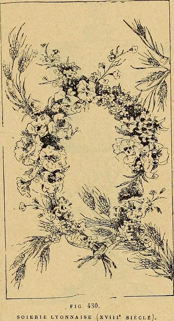 An illustration from Dictionnaire des arts décoratifs à l'usage des artisans, des artistes, des amateurs et des écoles, 1880, leaf 892