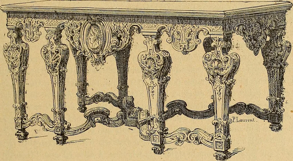 An illustration from Dictionnaire des arts décoratifs à l'usage des artisans, des artistes, des amateurs et des écoles, 1880, leaf 912