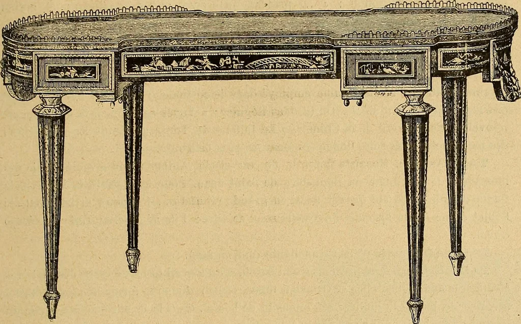 An illustration from Dictionnaire des arts décoratifs à l'usage des artisans, des artistes, des amateurs et des écoles, 1880, leaf 914