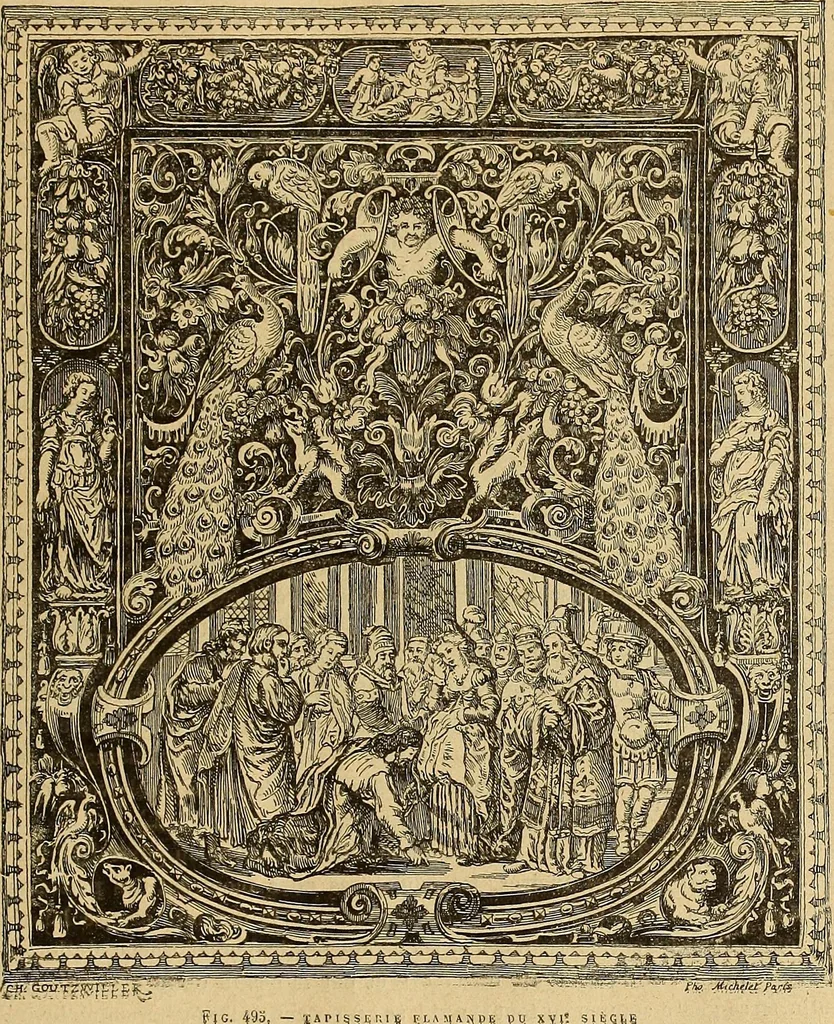 An illustration from Dictionnaire des arts décoratifs à l'usage des artisans, des artistes, des amateurs et des écoles, 1880, leaf 918