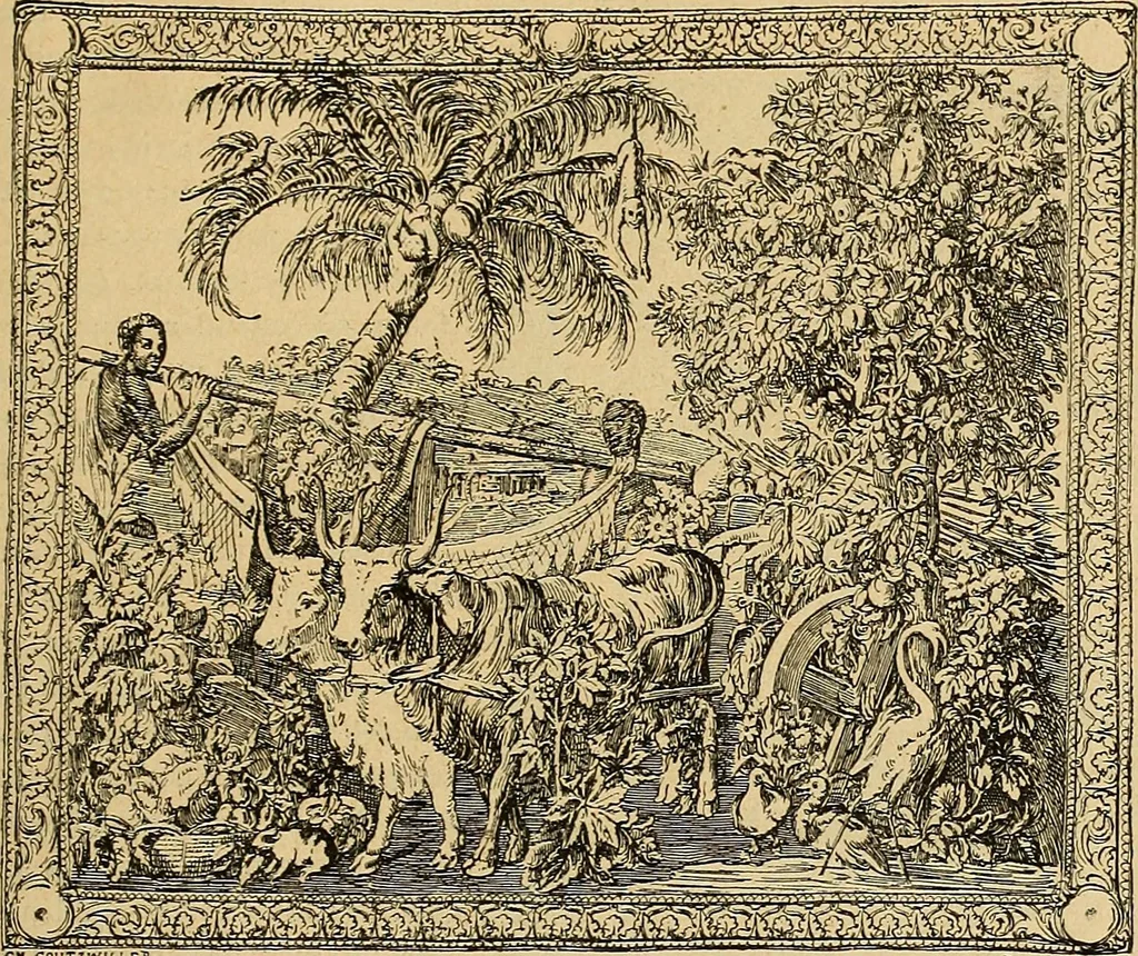 An illustration from Dictionnaire des arts décoratifs à l'usage des artisans, des artistes, des amateurs et des écoles, 1880, leaf 920