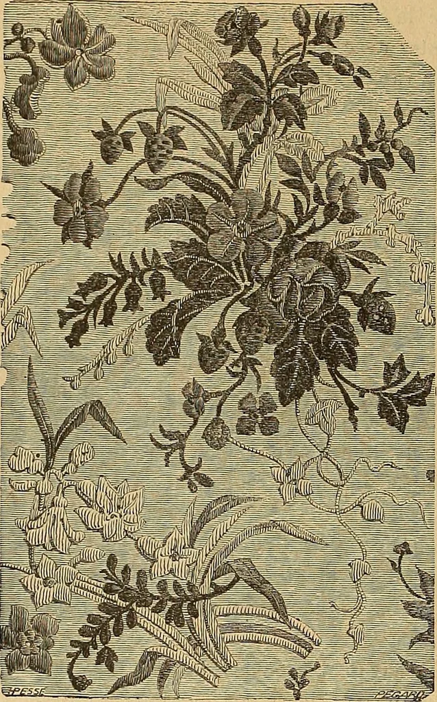 An illustration from Dictionnaire des arts décoratifs à l'usage des artisans, des artistes, des amateurs et des écoles, 1880, leaf 931