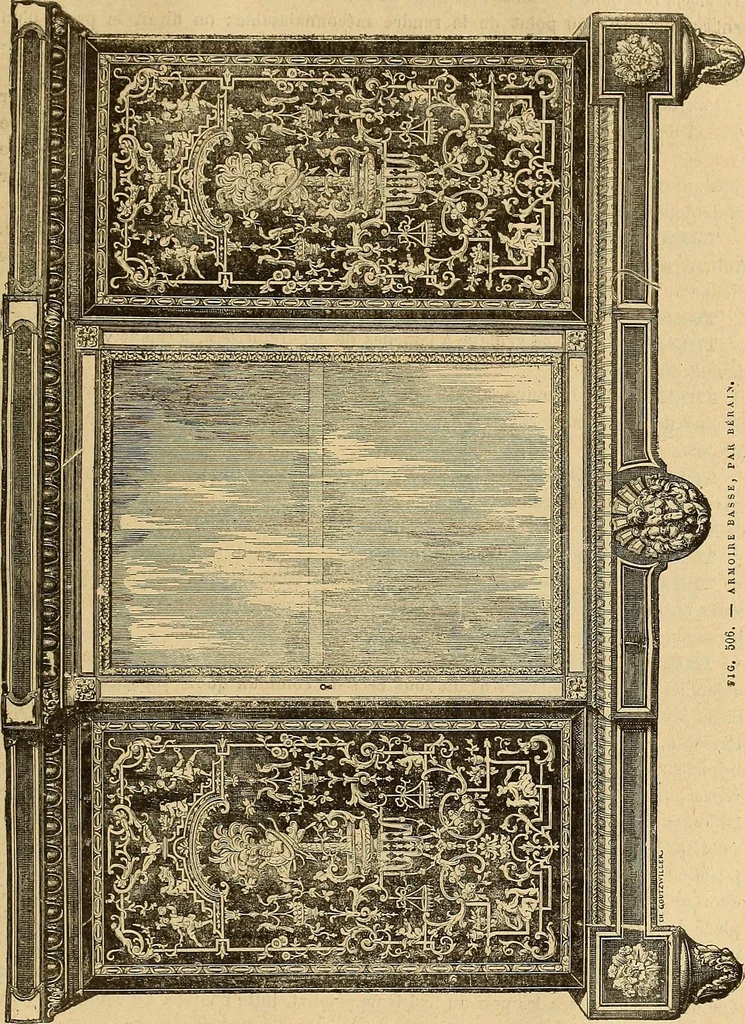 An illustration from Dictionnaire des arts décoratifs à l'usage des artisans, des artistes, des amateurs et des écoles, 1880, leaf 946
