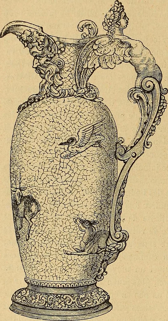 An illustration from Dictionnaire des arts décoratifs à l'usage des artisans, des artistes, des amateurs et des écoles, 1880, leaf 959