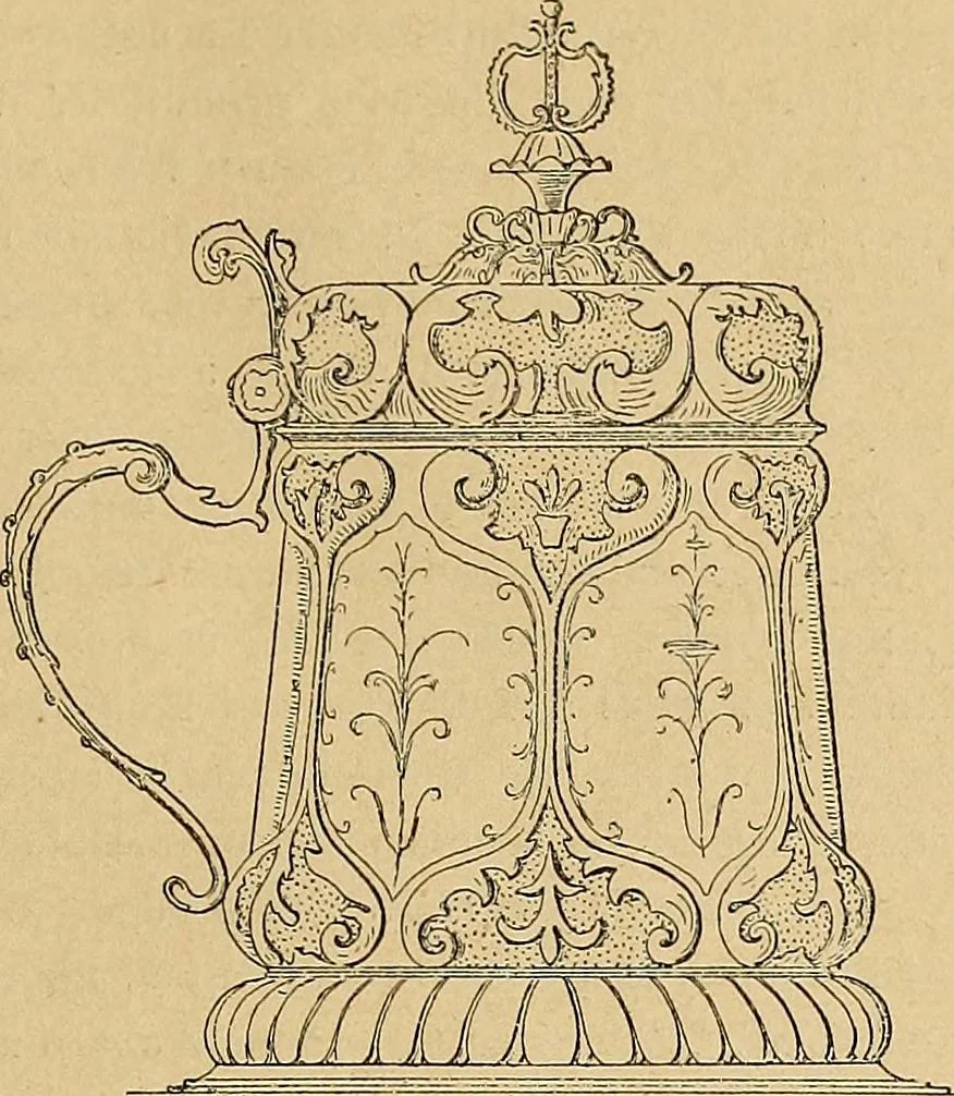 An illustration from Dictionnaire des arts décoratifs à l'usage des artisans, des artistes, des amateurs et des écoles, 1880, leaf 96