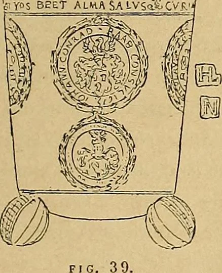 An illustration from Dictionnaire des arts décoratifs à l'usage des artisans, des artistes, des amateurs et des écoles, 1880, leaf 96