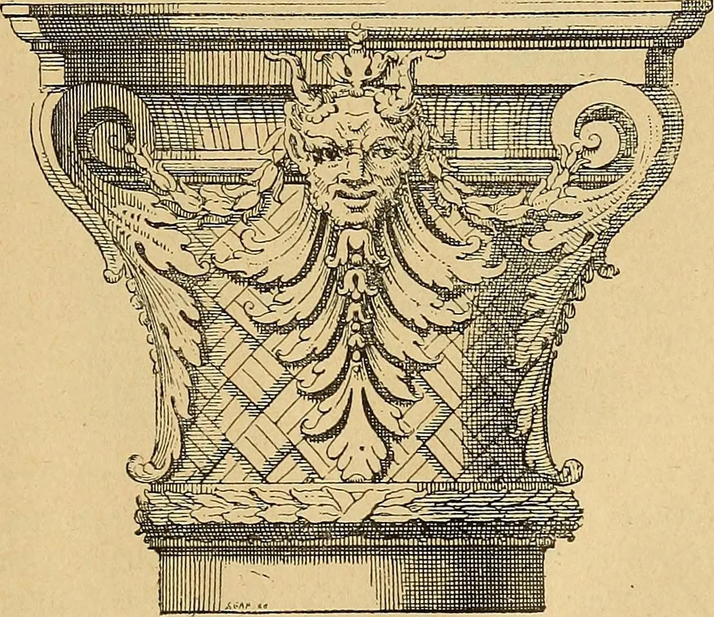 An illustration from Dictionnaire des arts décoratifs à l'usage des artisans, des artistes, des amateurs et des écoles, 1880, leaf 972