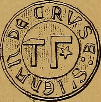 An illustration from Dictionnaire des architectes français, 1872, leaf 74