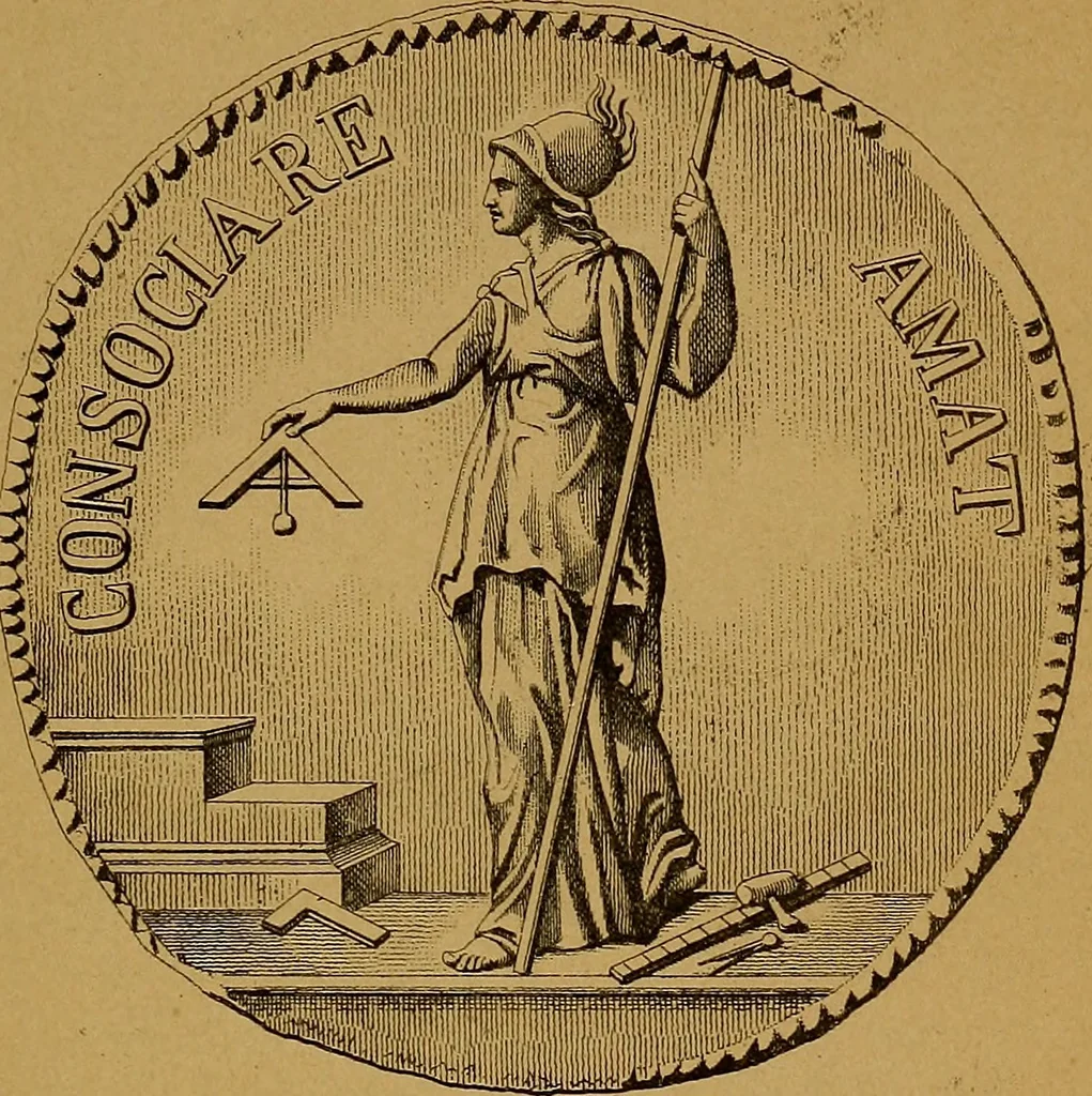 An illustration from Dictionnaire des architectes français, 1872, leaf 84