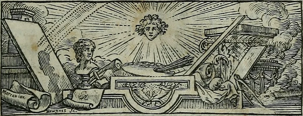 An illustration from Dictionnaire des arts de peinture, sculpture et gravure, 1792, leaf 60