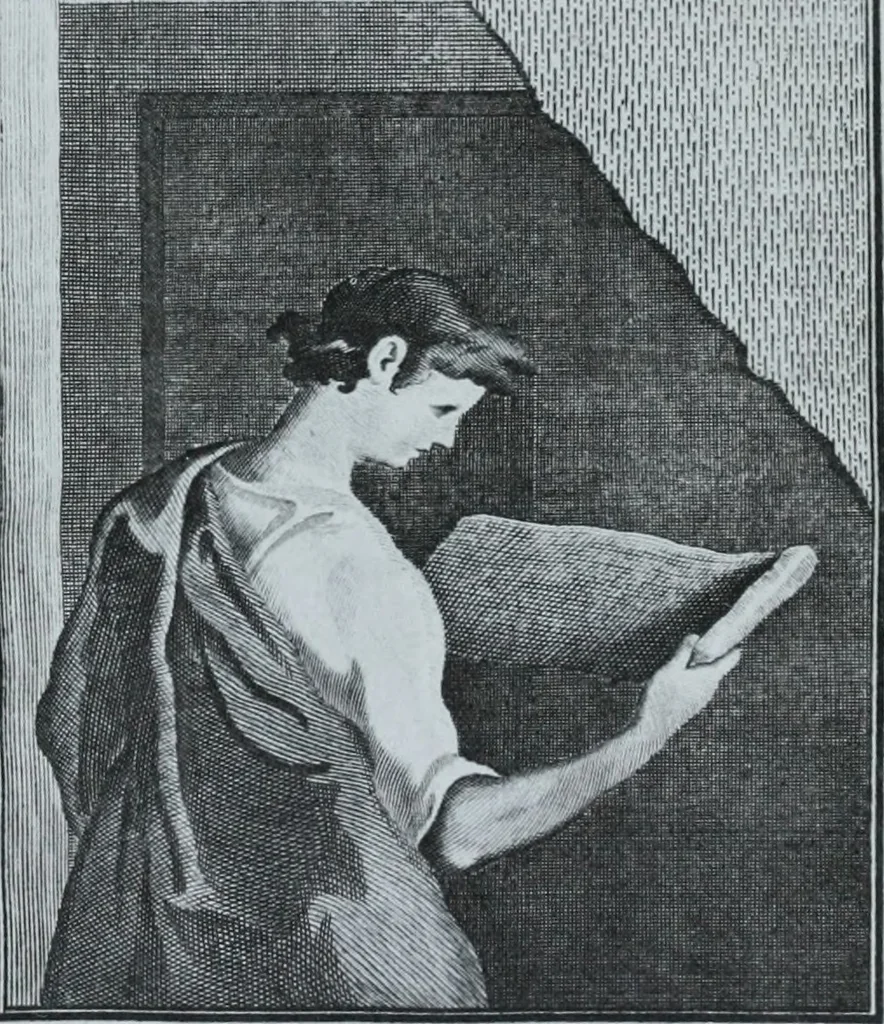 An illustration from Dictionnaire des arts de peinture, sculpture et gravure, 1792, leaf 1