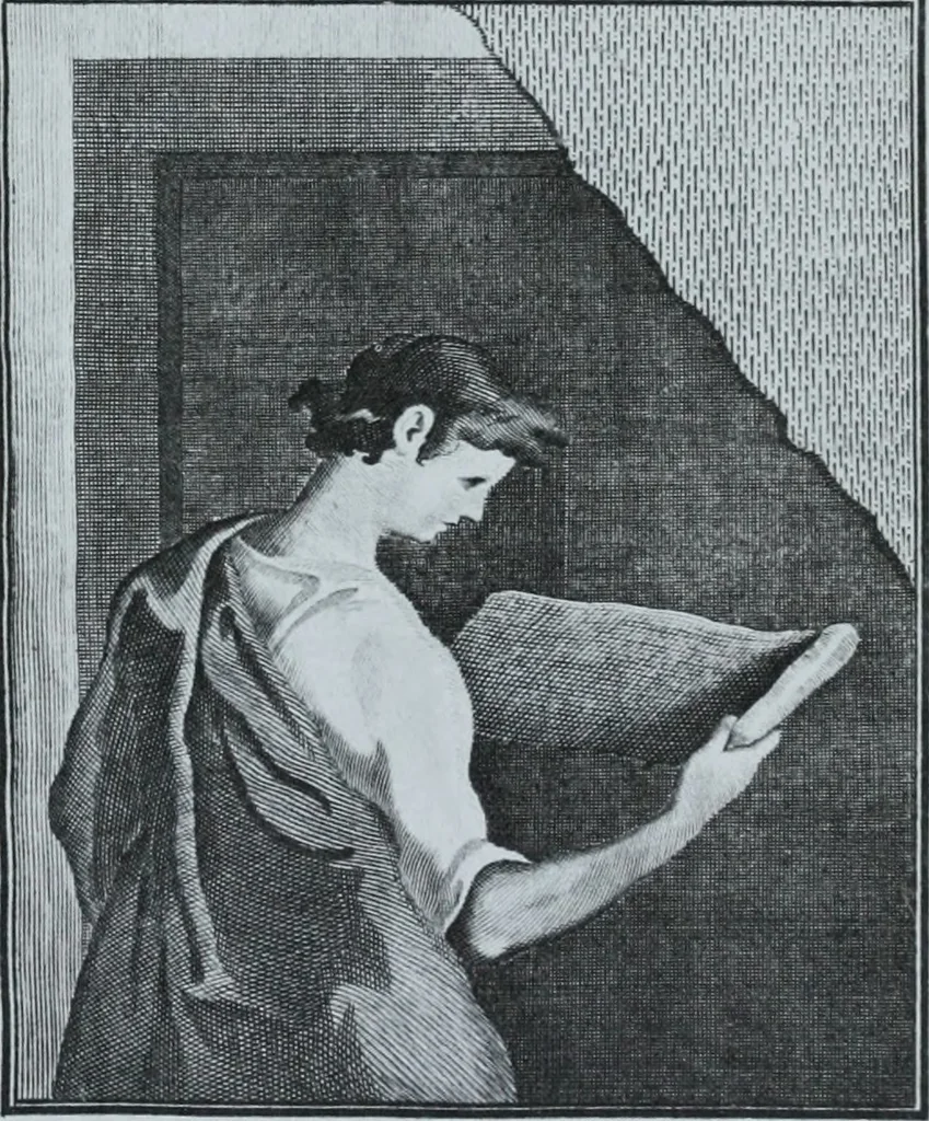 An illustration from Dictionnaire des arts de peinture, sculpture et gravure, 1792, leaf 1