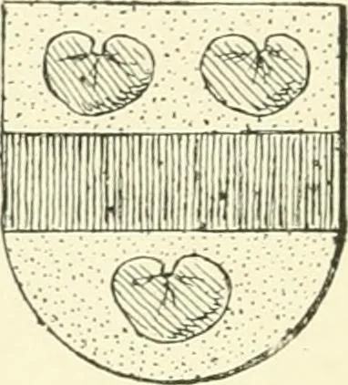 An illustration from Dictionnaire des figures héraldiques, 1894, leaf 10