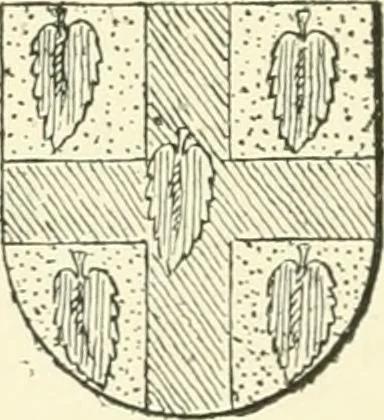 An illustration from Dictionnaire des figures héraldiques, 1894, leaf 10
