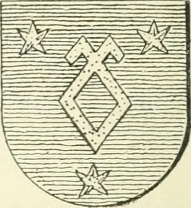 An illustration from Dictionnaire des figures héraldiques, 1894, leaf 126