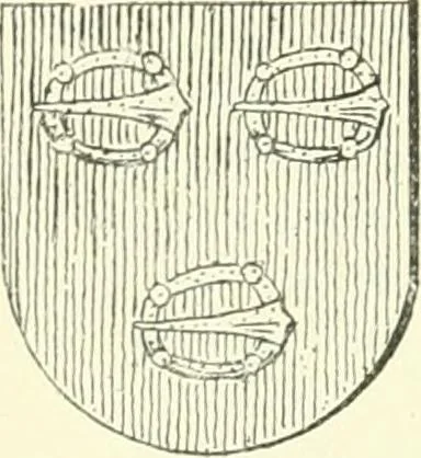 An illustration from Dictionnaire des figures héraldiques, 1894, leaf 126