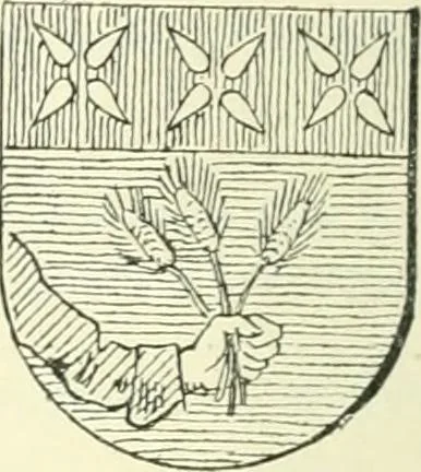 An illustration from Dictionnaire des figures héraldiques, 1894, leaf 126