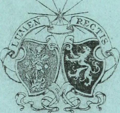 An illustration from Dictionnaire des figures héraldiques, 1894, leaf 3