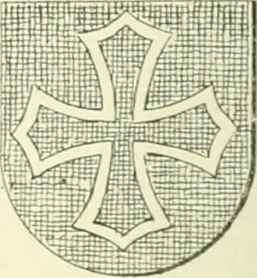 An illustration from Dictionnaire des figures héraldiques, 1894, leaf 522