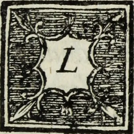 An illustration from Dictionnaire des monogrammes, chiffres, lettres initiales, logogryphes, rébus, &c. sous lesquels les plus célébres peintres, graveurs & dessinateurs ont dessiné leurs noms, 1750, leaf 10
