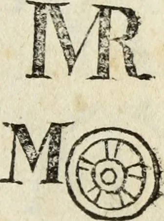 An illustration from Dictionnaire des monogrammes, chiffres, lettres initiales, logogryphes, rébus, &c. sous lesquels les plus célébres peintres, graveurs & dessinateurs ont dessiné leurs noms, 1750, leaf 314