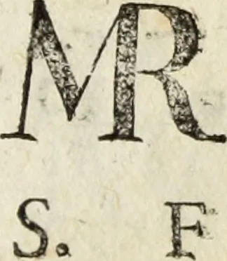 An illustration from Dictionnaire des monogrammes, chiffres, lettres initiales, logogryphes, rébus, &c. sous lesquels les plus célébres peintres, graveurs & dessinateurs ont dessiné leurs noms, 1750, leaf 314