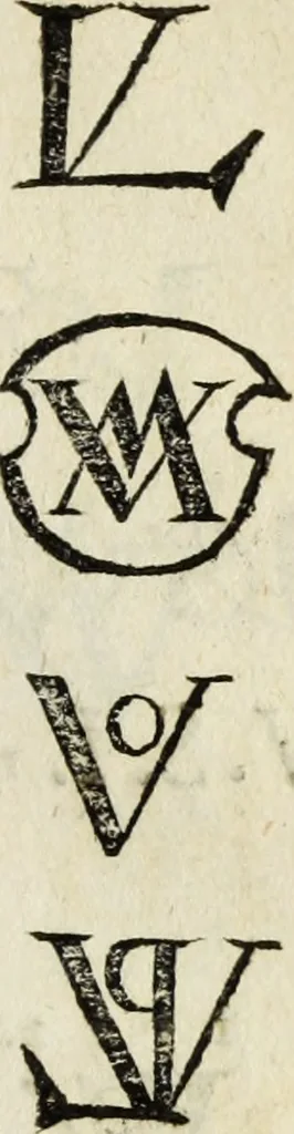An illustration from Dictionnaire des monogrammes, chiffres, lettres initiales, logogryphes, rébus, &c. sous lesquels les plus célébres peintres, graveurs & dessinateurs ont dessiné leurs noms, 1750, leaf 368
