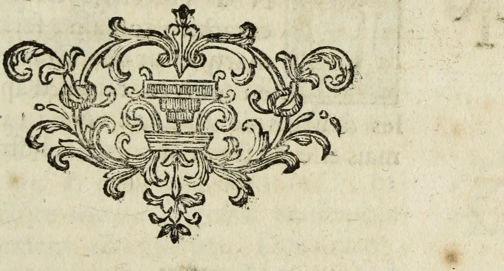 An illustration from Dictionnaire des monogrammes, chiffres, lettres initiales, logogryphes, rébus, &c. sous lesquels les plus célébres peintres, graveurs & dessinateurs ont dessiné leurs noms, 1750, leaf 378