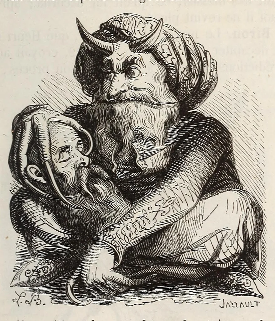 An illustration from Dictionnaire infernal; répertoire universel des êtres, des personnages, des livres, des faits et des choses qui tiennent aux esprits .., 1863, leaf 113