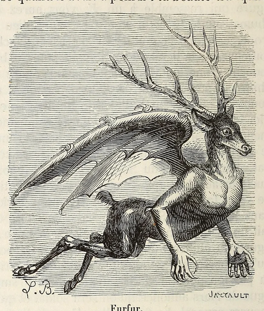 An illustration from Dictionnaire infernal; répertoire universel des êtres, des personnages, des livres, des faits et des choses qui tiennent aux esprits .., 1863, leaf 306