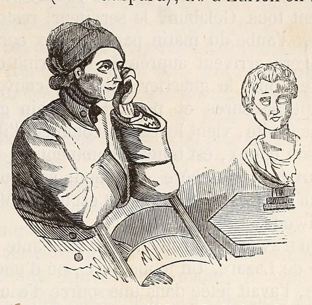An illustration from Dictionnaire infernal; répertoire universel des êtres, des personnages, des livres, des faits et des choses qui tiennent aux esprits .., 1863, leaf 417