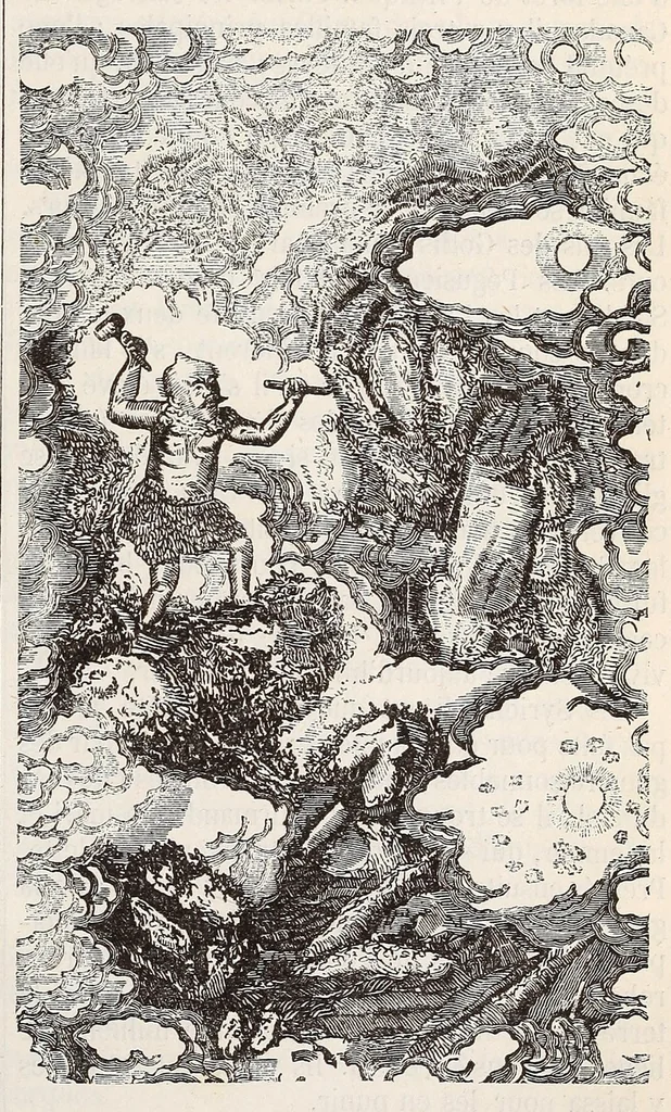 An illustration from Dictionnaire infernal; répertoire universel des êtres, des personnages, des livres, des faits et des choses qui tiennent aux esprits .., 1863, leaf 525