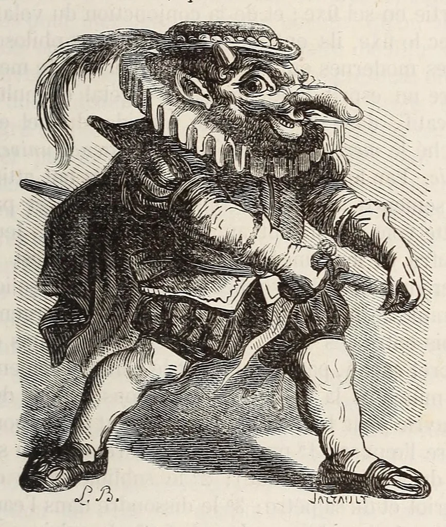An illustration from Dictionnaire infernal; répertoire universel des êtres, des personnages, des livres, des faits et des choses qui tiennent aux esprits .., 1863, leaf 555