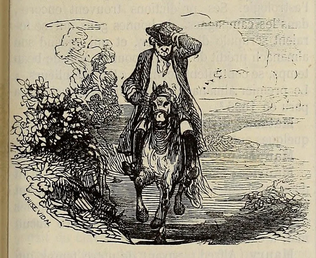 An illustration from Dictionnaire infernal : répertoire universel, des êtres, les personnages, les livres, les faits et les choses qui tiennent aux esprits, aux démons, aux sorciers, au commerce de l'enfer, aux divinations, aux maléfices, a la cabale aux autres sciences occultes, aux prodiges, aux impostures, aux supersititons diverses, et aux pronostics, aux faits actuels du spiritisme, et généralement à toutes les fausses croyances merveilleuses, surprenantes, mystérieuses et surnaturelles, 1863, leaf 463