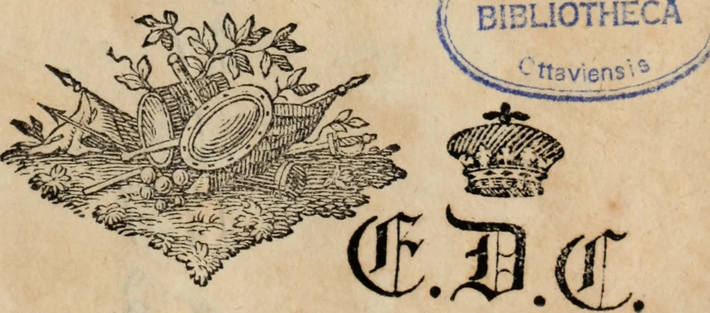 An illustration from Dictionnaire militaire : ou, Recueil alphabétique de tous les termes propres à la guerre, 1751, leaf 6