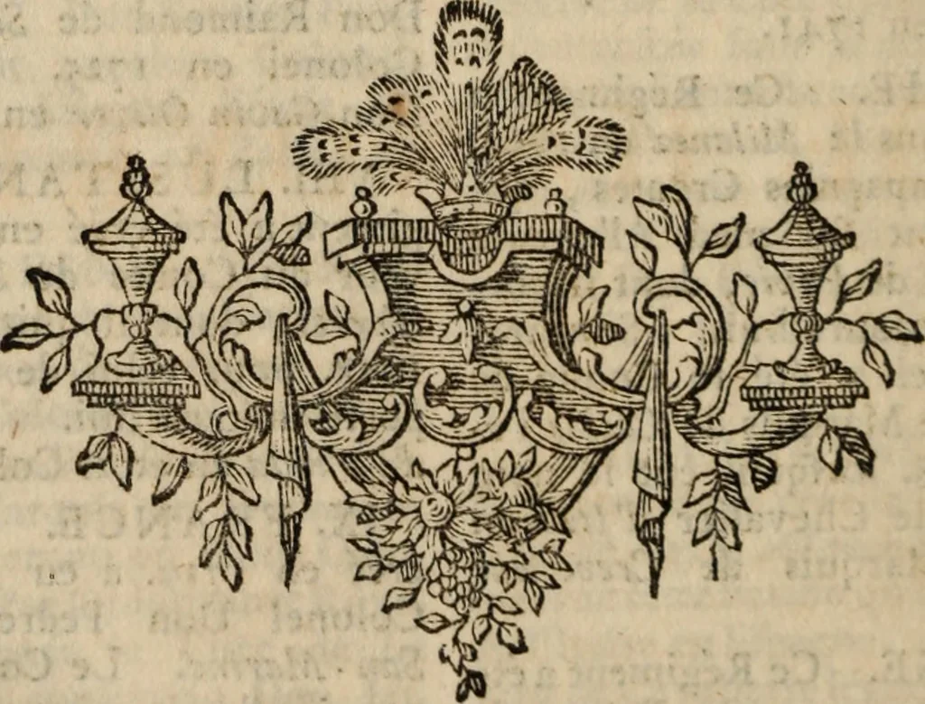 An illustration from Dictionnaire militaire : ou, Recueil alphabétique de tous les termes propres à la guerre, 1751, leaf 679