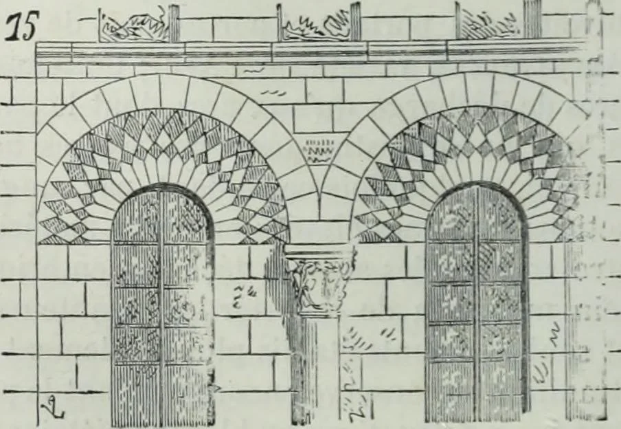 An illustration from Dictionnaire raisonné de l'architecture française du XIe au XVIe siècle, 1858, leaf 109