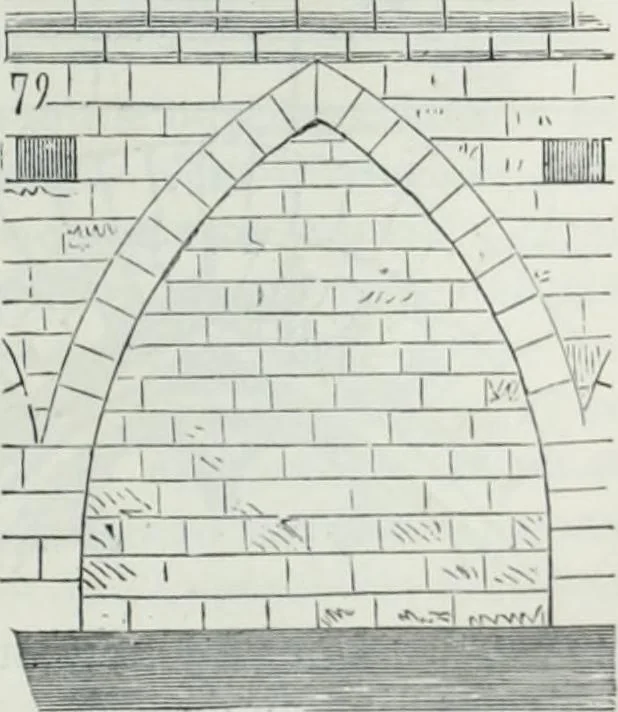 An illustration from Dictionnaire raisonné de l'architecture française du XIe au XVIe siècle, 1858, leaf 110