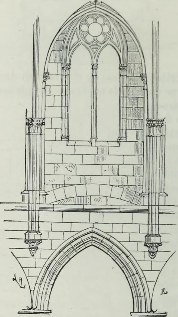 An illustration from Dictionnaire raisonné de l'architecture française du XIe au XVIe siècle, 1858, leaf 111