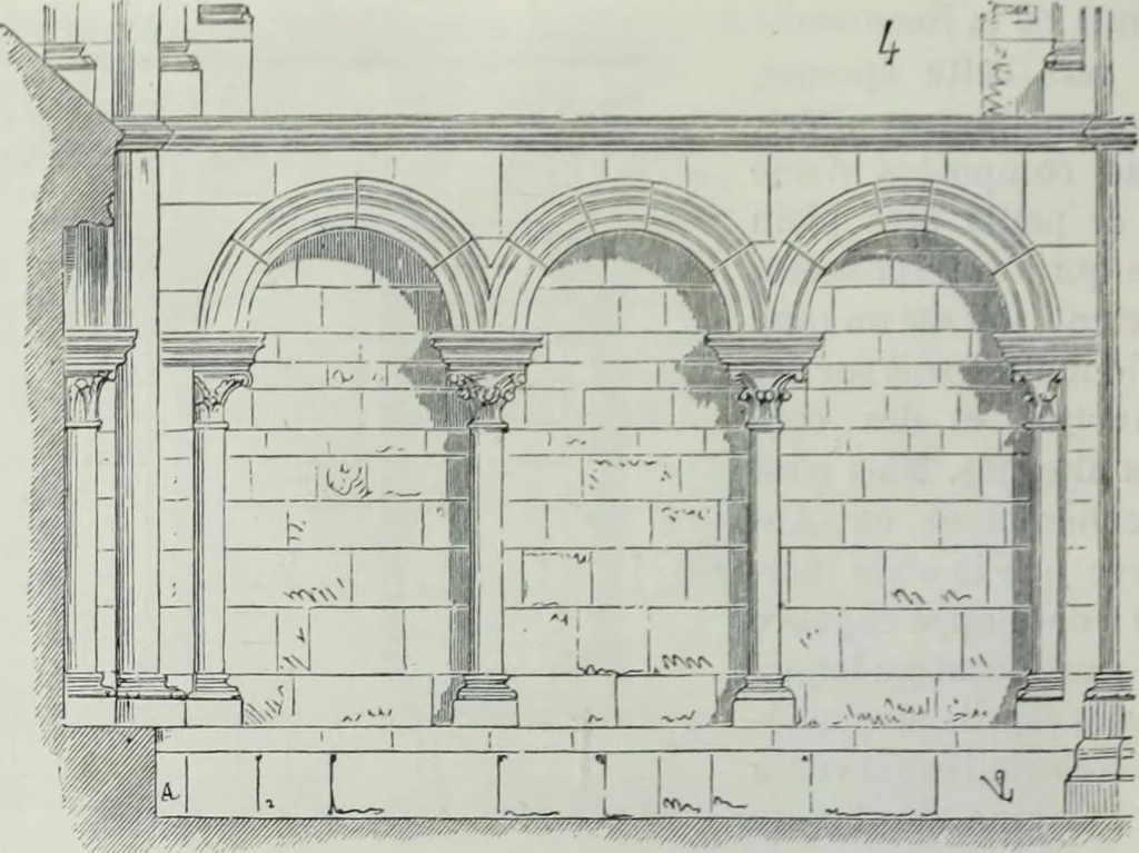 An illustration from Dictionnaire raisonné de l'architecture française du XIe au XVIe siècle, 1858, leaf 117