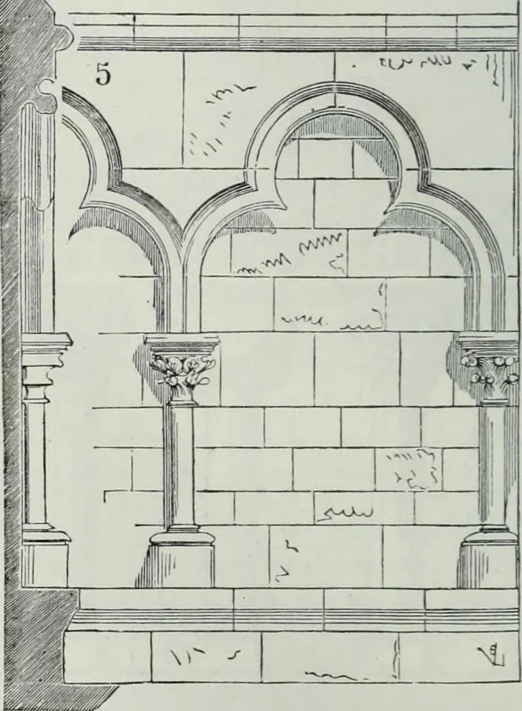 An illustration from Dictionnaire raisonné de l'architecture française du XIe au XVIe siècle, 1858, leaf 117