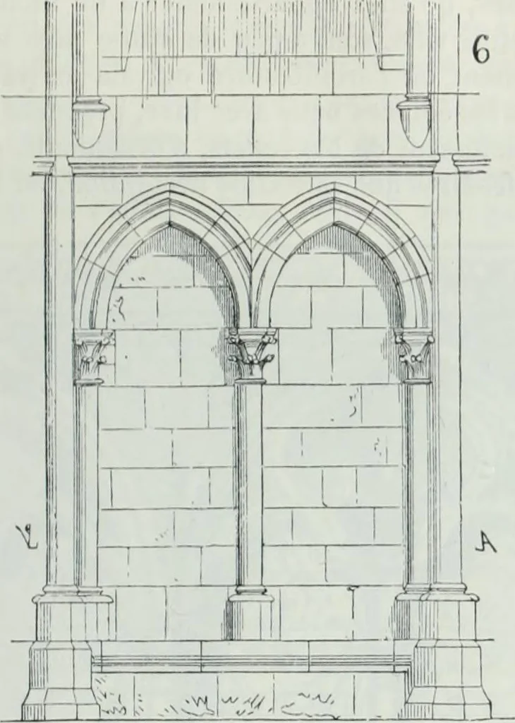 An illustration from Dictionnaire raisonné de l'architecture française du XIe au XVIe siècle, 1858, leaf 118