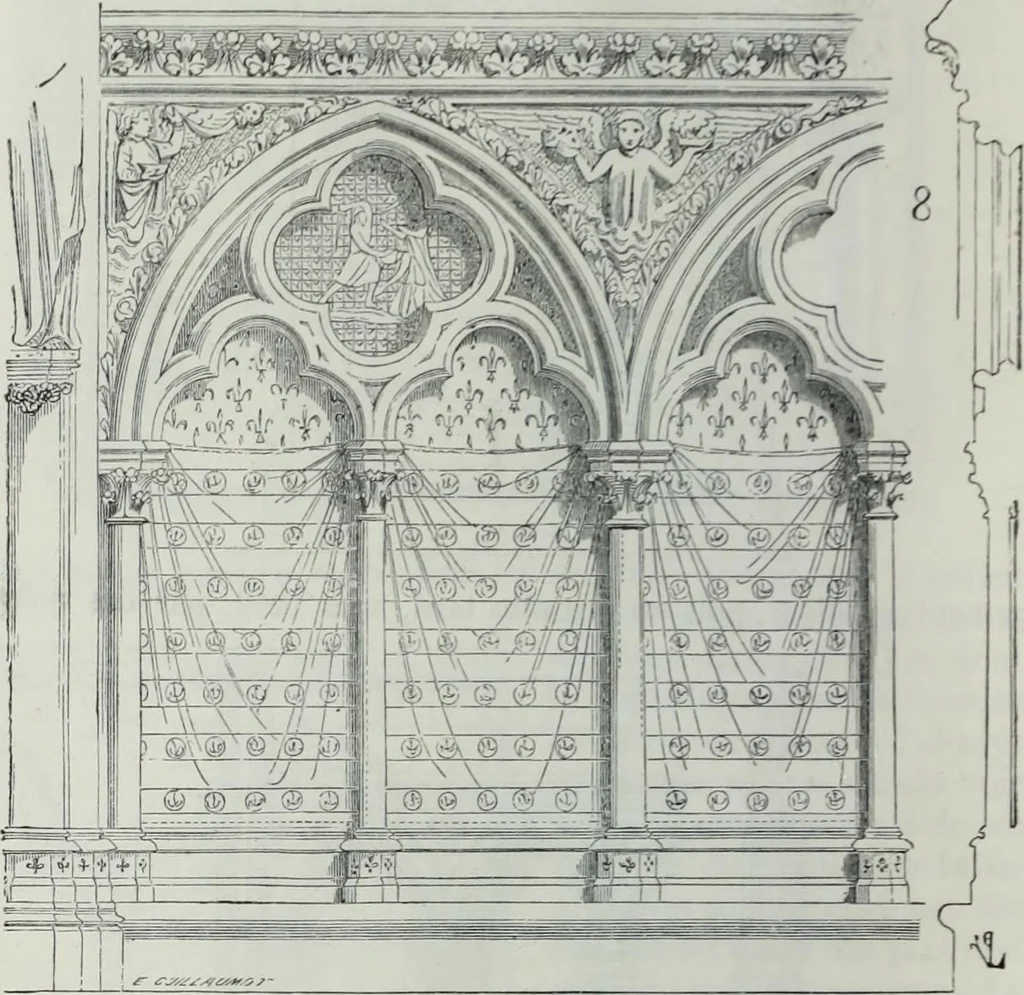 An illustration from Dictionnaire raisonné de l'architecture française du XIe au XVIe siècle, 1858, leaf 119